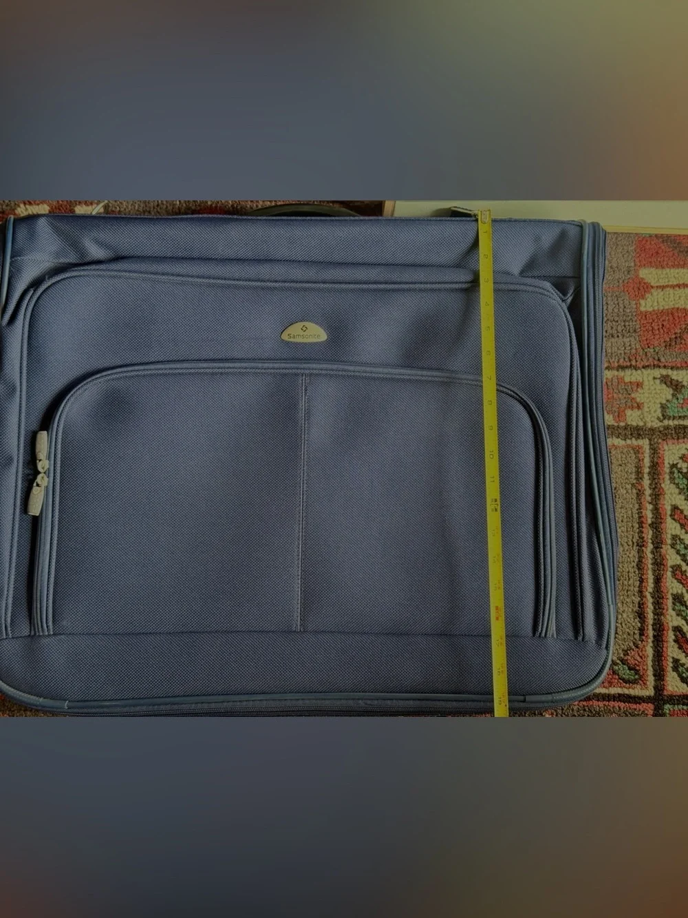 Samsonite navy blue suit / dress bi-fold garment travel bag